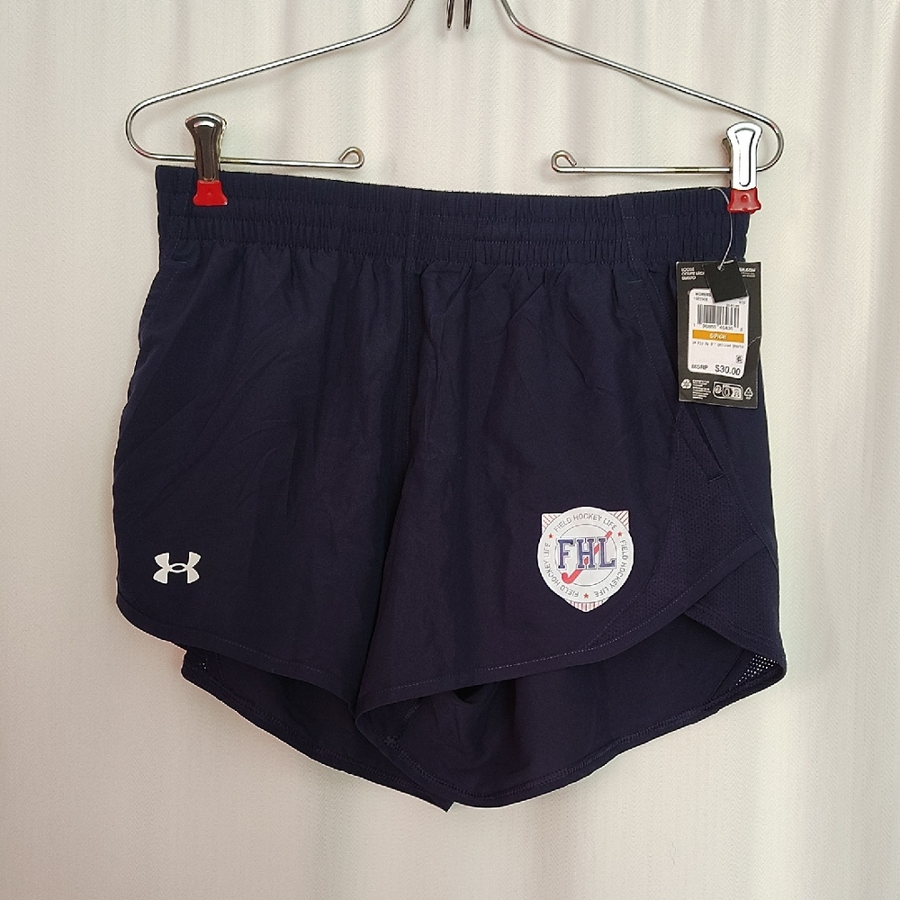 Under Armour Kids Dark Blue Athletic Shorts New With Tags.